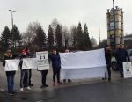 Trafford Centre Barton Lifting Bridge Protest